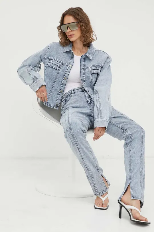 Jeans jakna Gestuz Janice modra