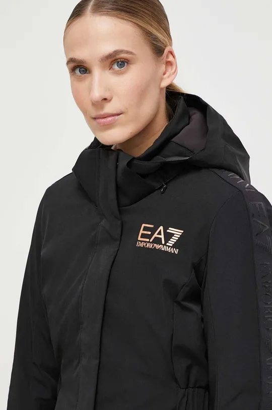 μαύρο Μπουφάν για σκι EA7 Emporio Armani