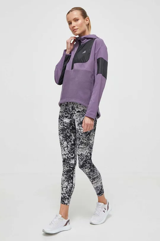 Куртка для бега adidas Performance фиолетовой