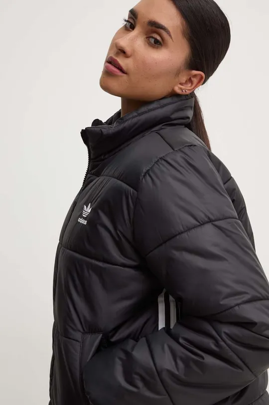 fekete adidas Originals rövid kabát Adicolor Puffer