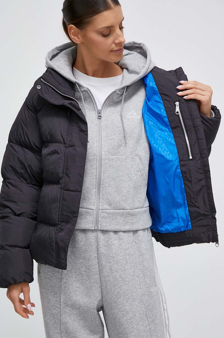 Куртка adidas Originals женская цвет чёрный зимняя | ANSWEAR.ua