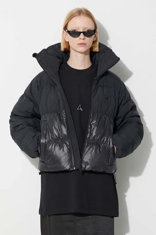 crna Pernata jakna adidas Originals Regen Cropped Jacket Black Ženski