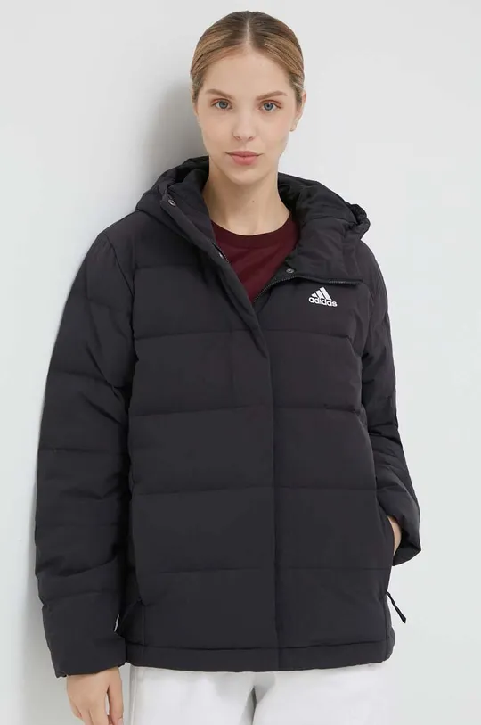 crna Pernata jakna adidas Ženski