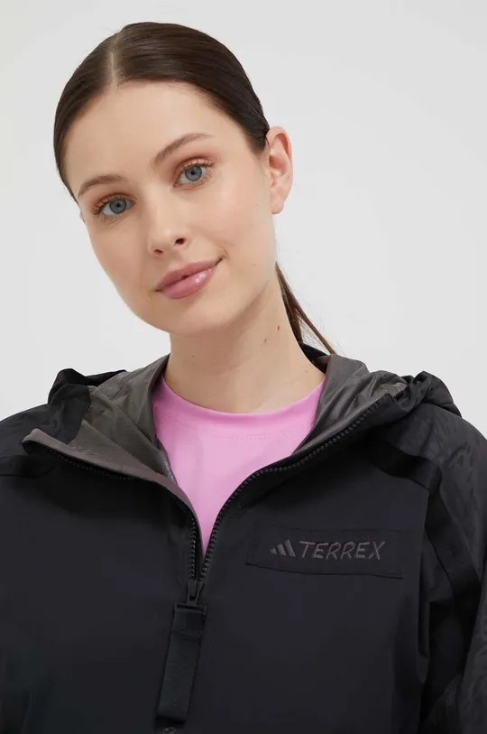 črna Vodoodporna jakna adidas TERREX Utilitas RAIN.RDY 2.5-Layer