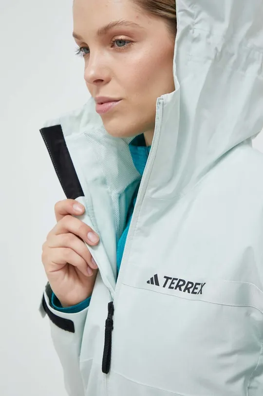 zielony adidas TERREX kurtka przeciwdeszczowa Multi RAIN.RDY 2.0