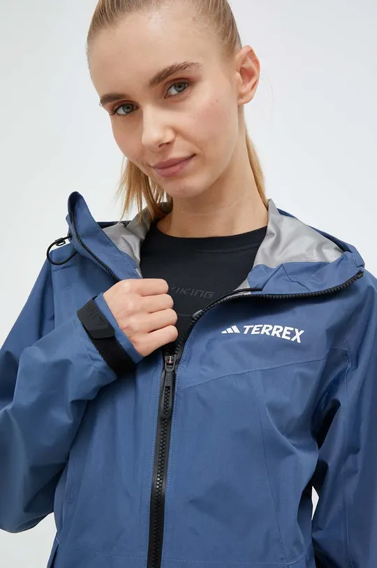 niebieski adidas TERREX kurtka przeciwdeszczowa Xperior GTX Paclite