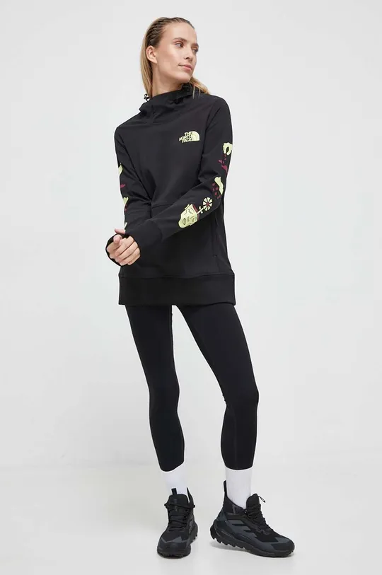 The North Face sportos pulóver Tekno Pullover fekete