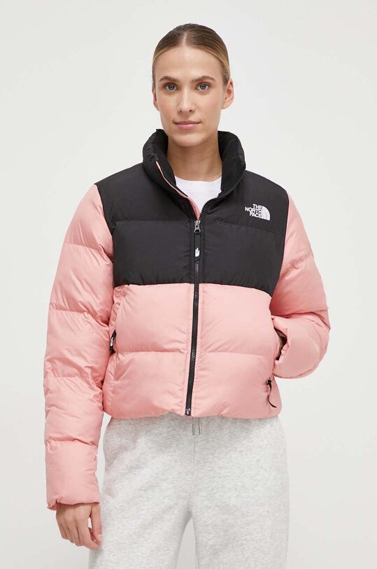 Куртка The North Face женская цвет розовый зимняя | ANSWEAR.ua