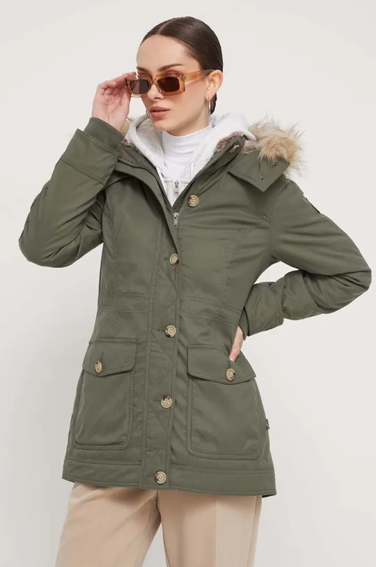 zöld Hollister Co. rövid kabát Női