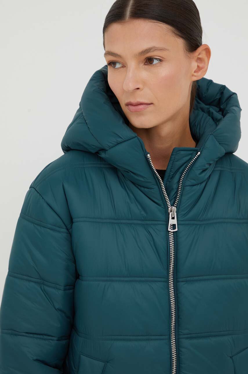 Куртка Marc O'Polo жіноча колір бірюзовий перехідна | ANSWEAR.ua