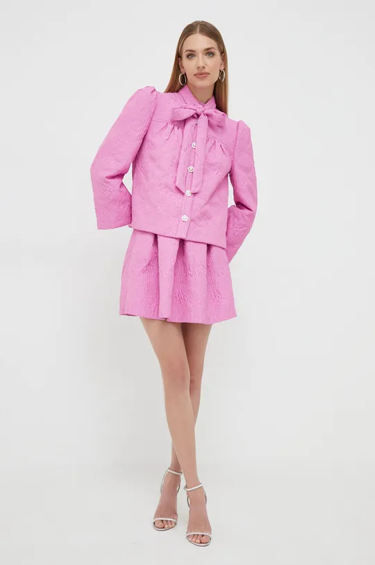 rózsaszín Custommade rövid kabát Női
