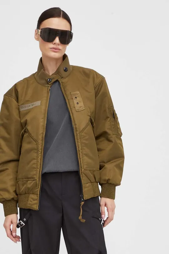 zelena Bomber jakna G-Star Raw Ženski