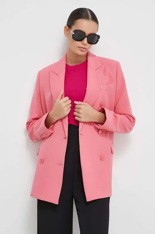 ροζ Σακάκι United Colors of Benetton Γυναικεία