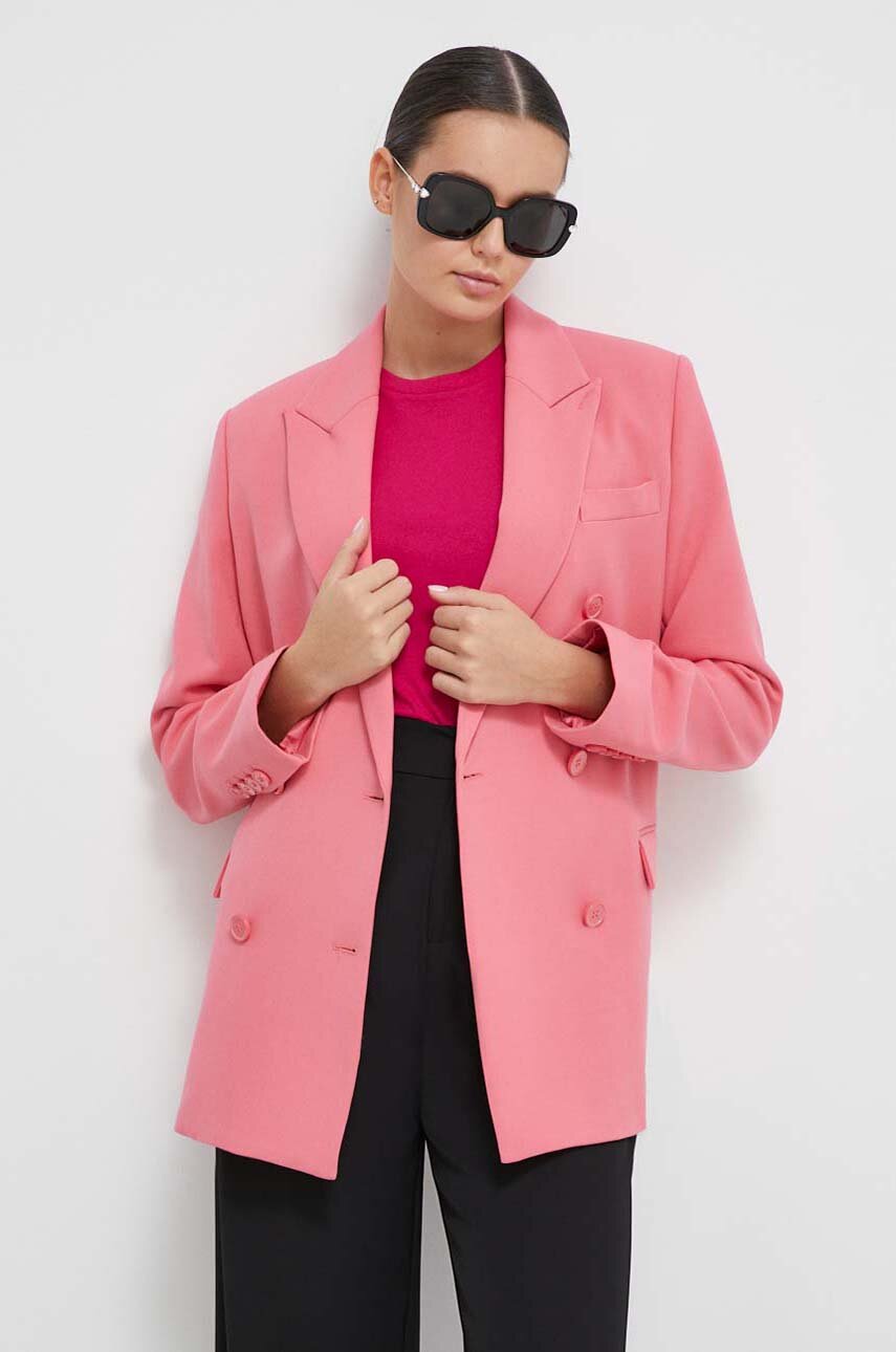 Giacca Elegante Taschine Bottoni Giacca United Colors Of Benetton Donna - Lavorazione Nido D'Ape, Viscosa E Lana Giacca Viscosa Lana