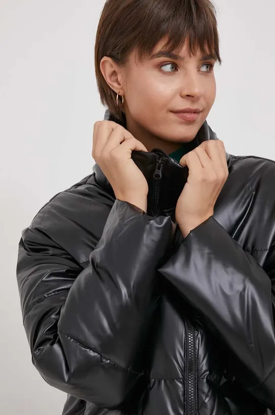 fekete United Colors of Benetton rövid kabát