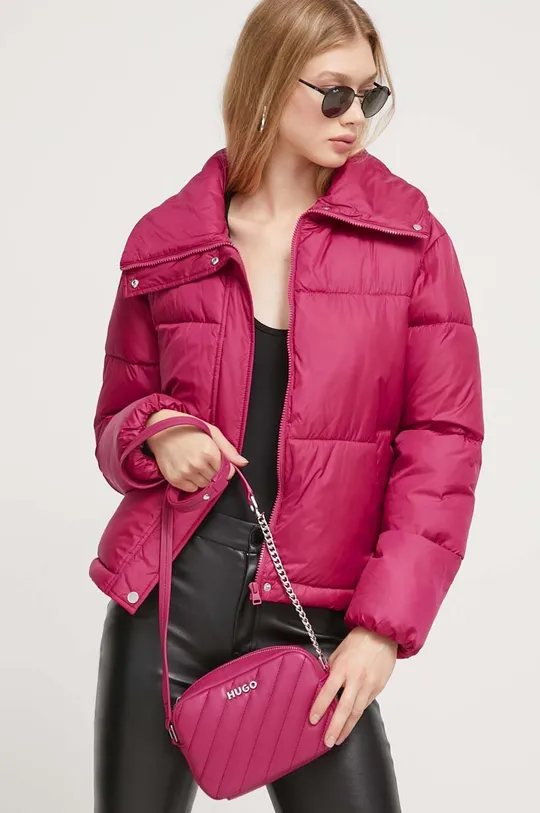 rózsaszín HUGO rövid kabát Női