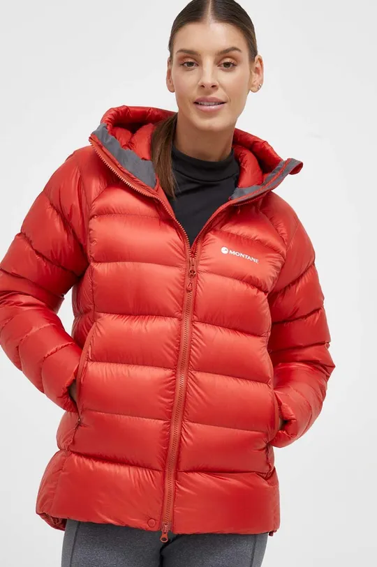 κόκκινο Πουπουλένιο αθλητικό μπουφάν Montane Anti-Freeze XT Γυναικεία