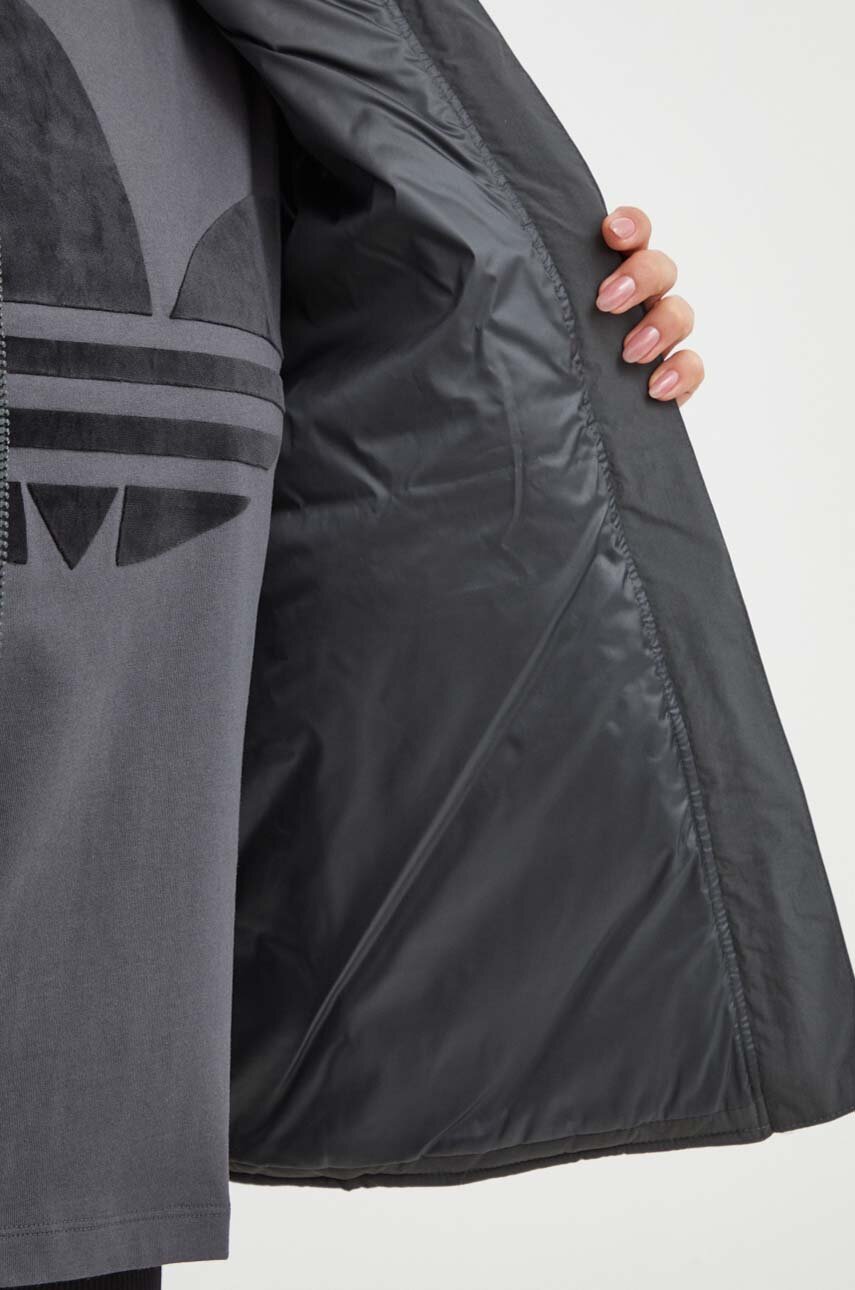 New Balance kurtka damska kolor szary przejściowa | Answear.com