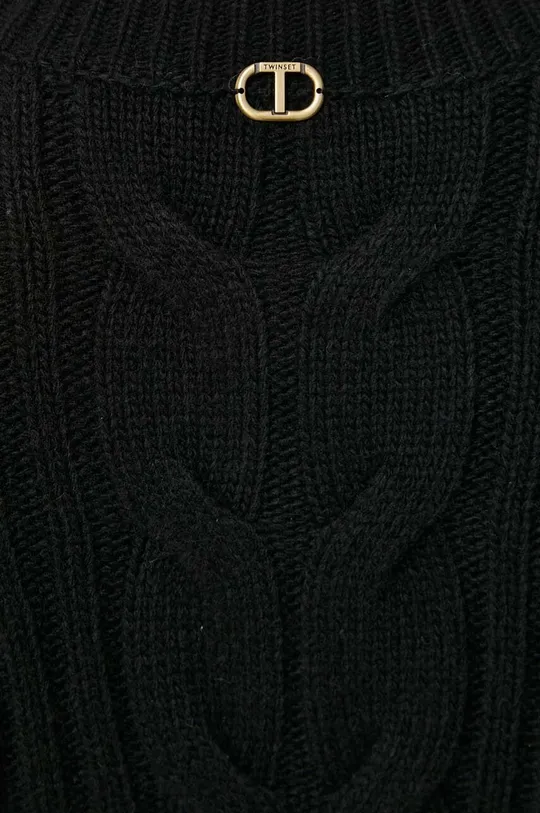Twinset kardigan con aggiunta di lana
