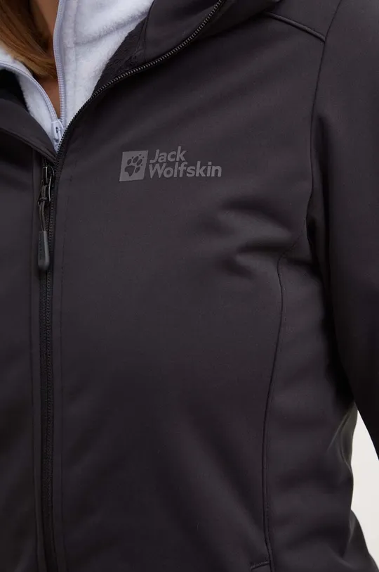 Куртка outdoor Jack Wolfskin Windhain 1307781 чёрный