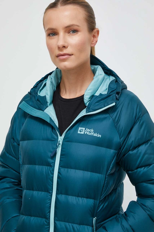 tirkizna Sportska pernata jakna Jack Wolfskin Nebelhorn