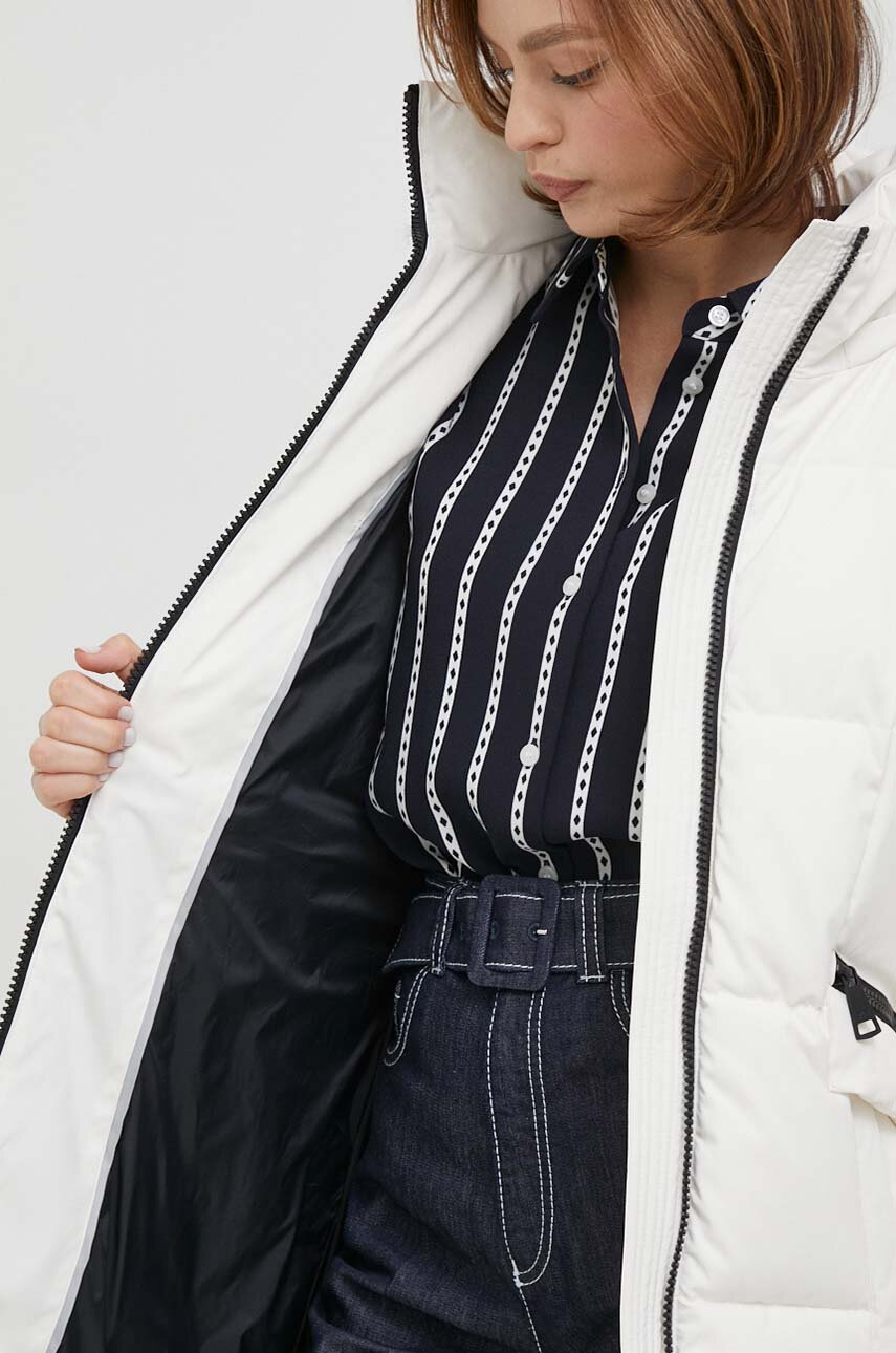 Μπουφάν DKNY χρώμα: μπεζ | ANSWEAR.gr