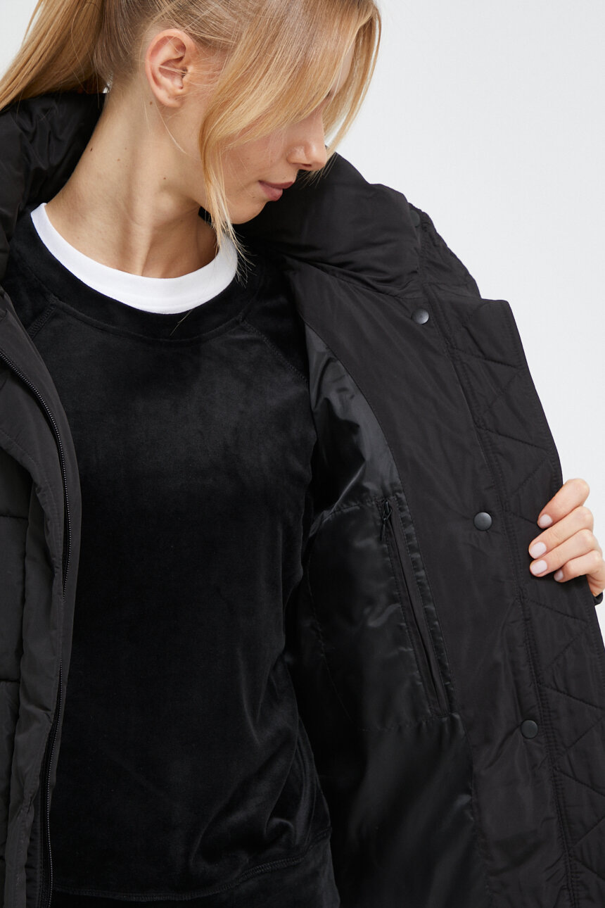 Куртка Dkny жіноча колір чорний зимова | ANSWEAR.ua