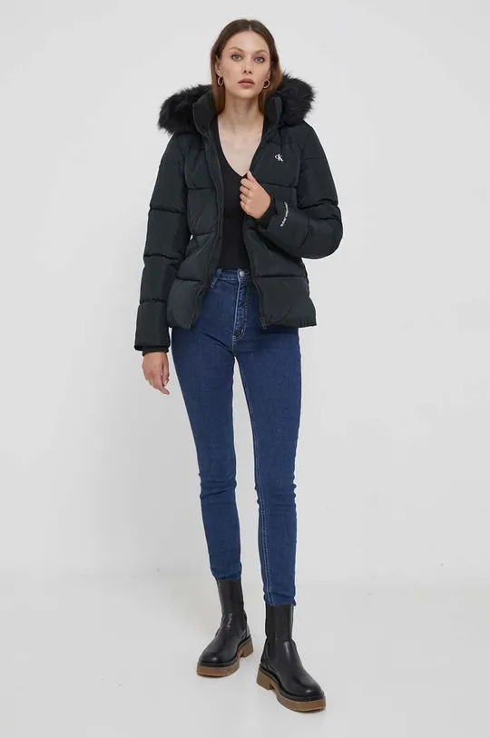 Calvin Klein Jeans rövid kabát fekete