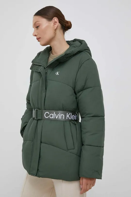 zielony Calvin Klein Jeans kurtka Damski