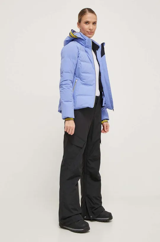 Пуховая лыжная куртка Descente Joanna фиолетовой