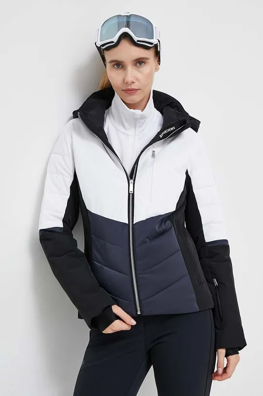 bijela Skijaška jakna Descente Iris Ženski