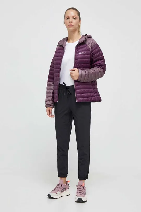 Спортивная пуховая куртка Marmot Hype фиолетовой