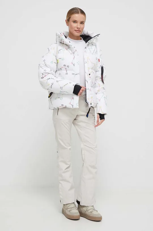 Pernata jakna Rossignol Modul x JCC bijela