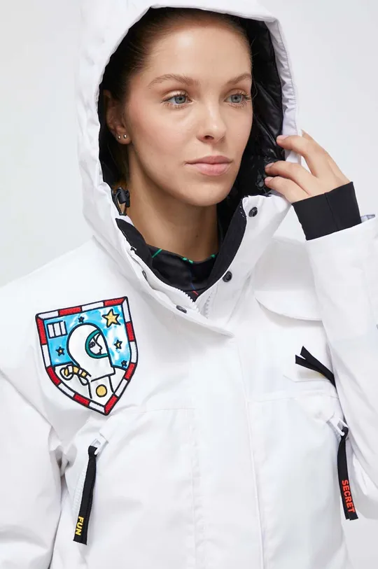 белый Пуховая лыжная куртка Rossignol Sirius x JCC