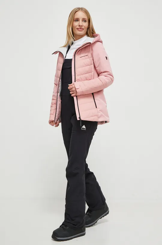 Пуховая лыжная куртка Peak Performance Blackfire розовый
