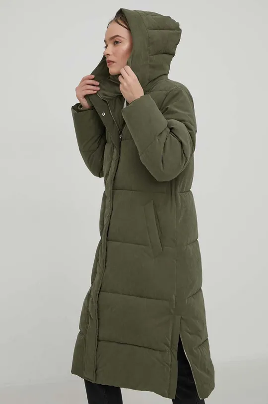 zöld Abercrombie & Fitch rövid kabát Női