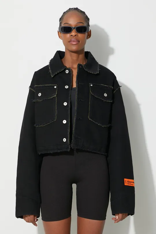 black Heron Preston denim jacket Rebuilt Denim Jacket Women’s