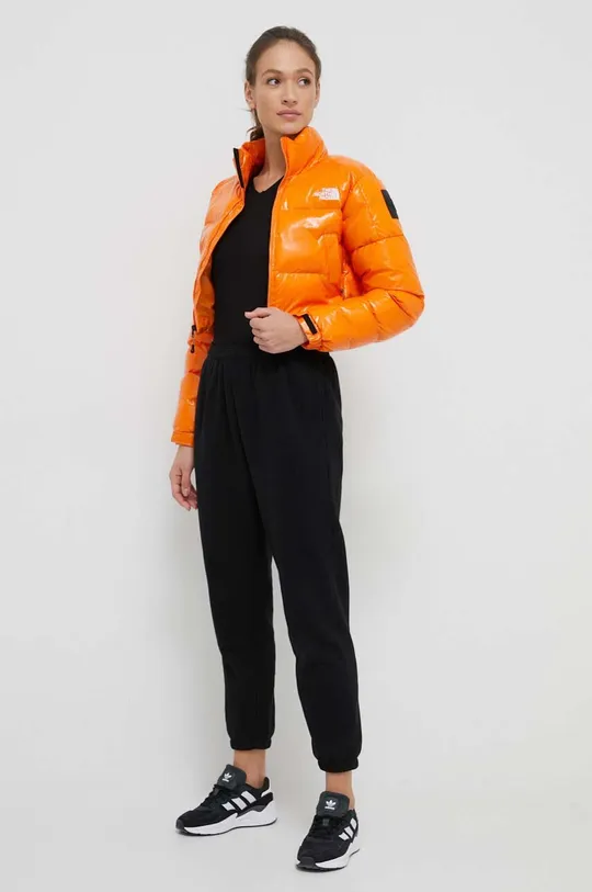 The North Face giacca arancione