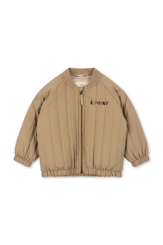 Konges Sløjd giacca bomber bambini beige