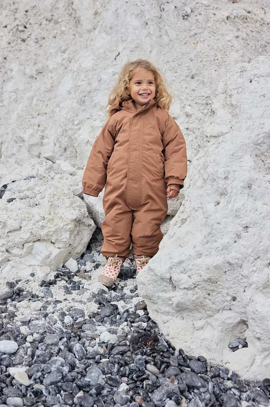 коричневий Дитячий зимовий комбінезон Konges Sløjd Для дівчаток