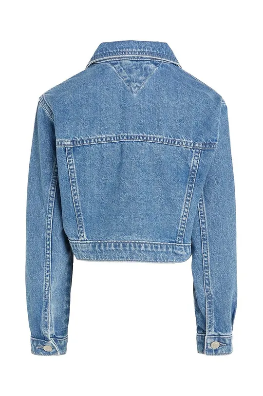 Tommy Hilfiger kurtka jeansowa dziecięca 100 % Bawełna z recyklingu