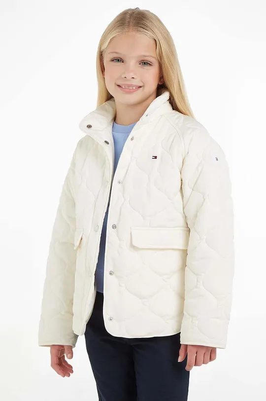 λευκό Παιδικό μπουφάν Tommy Hilfiger Για κορίτσια