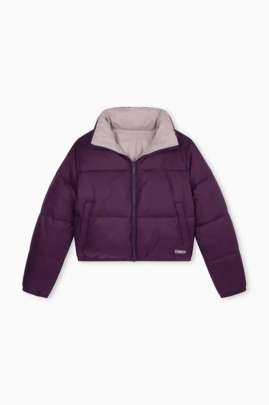 фіолетовий Дитяча двостороння куртка Dkny Для дівчаток