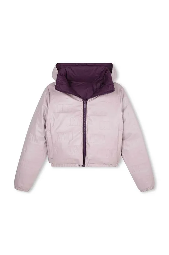 фиолетовой Детская двусторонняя куртка Dkny