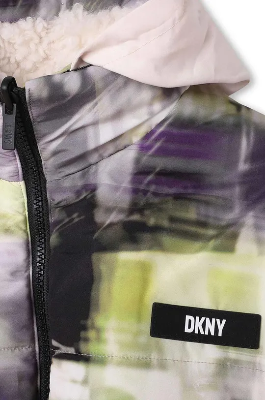 πράσινο Αναστρέψιμο παιδικό μπουφάν DKNY