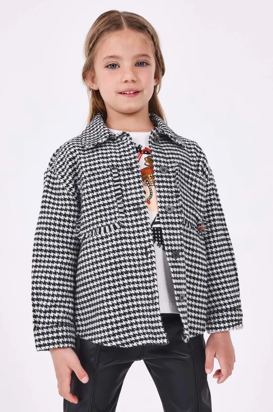чёрный Детская куртка Mayoral Для девочек