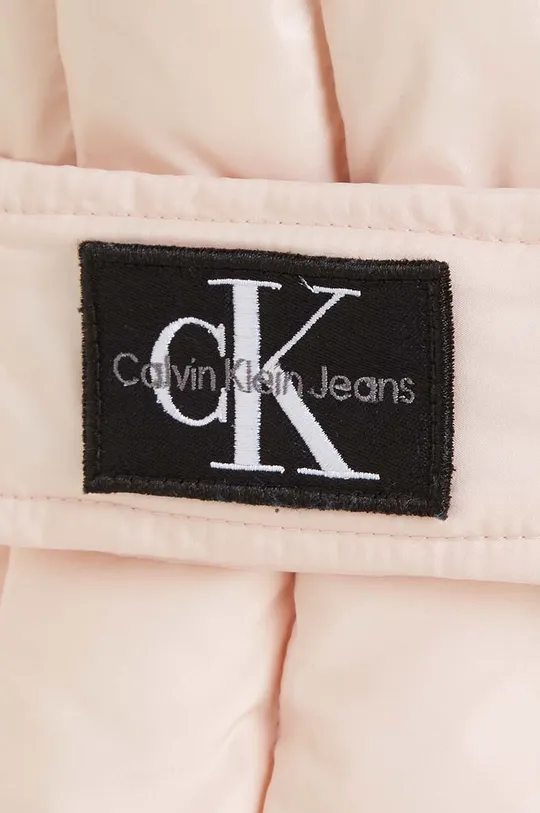różowy Calvin Klein Jeans kurtka dziecięca