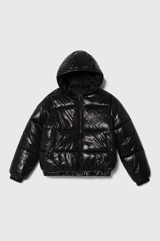Otroška jakna Sisley črna