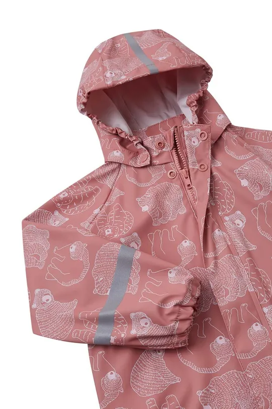 Otroška vodoodporna jakna Reima Vesi roza