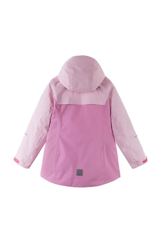 Детская лыжная куртка Reima Hepola Основной материал: 52% Переработанный полиэстер, 48% Полиэстер с полиуретановым покрытием Подкладка: 55% Переработанный полиэстер, 45% Полиэстер Наполнитель: 100% Переработанный полиэстер